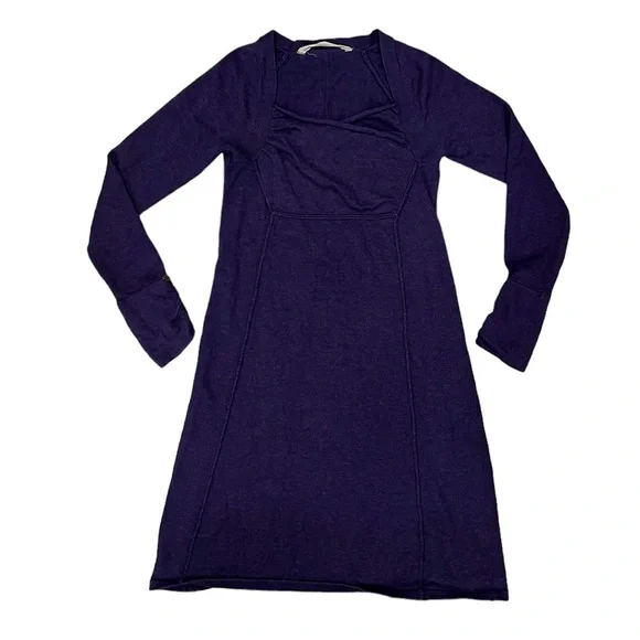 knitted slit dress Solid Color Ribbed Knit Bodycon Midi Slit Sweater Dress, Green / S main image 0